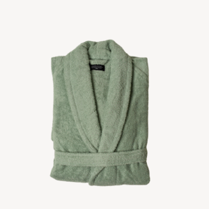 Mist Shawl Collar Bathrobe